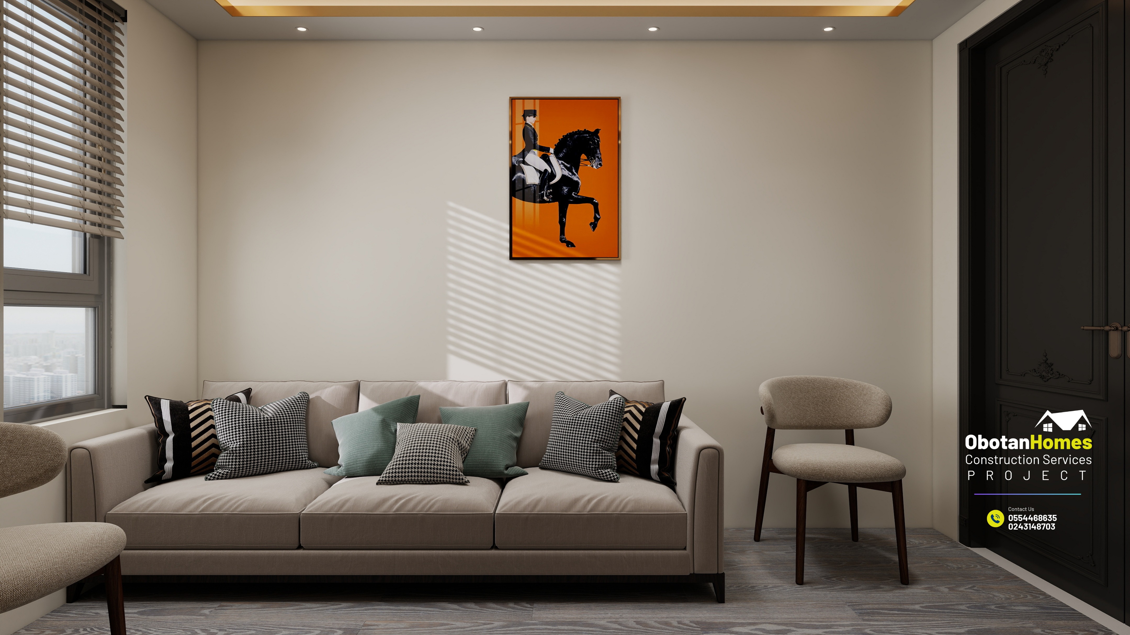 3D Rendering Of Six Bedroom Villa