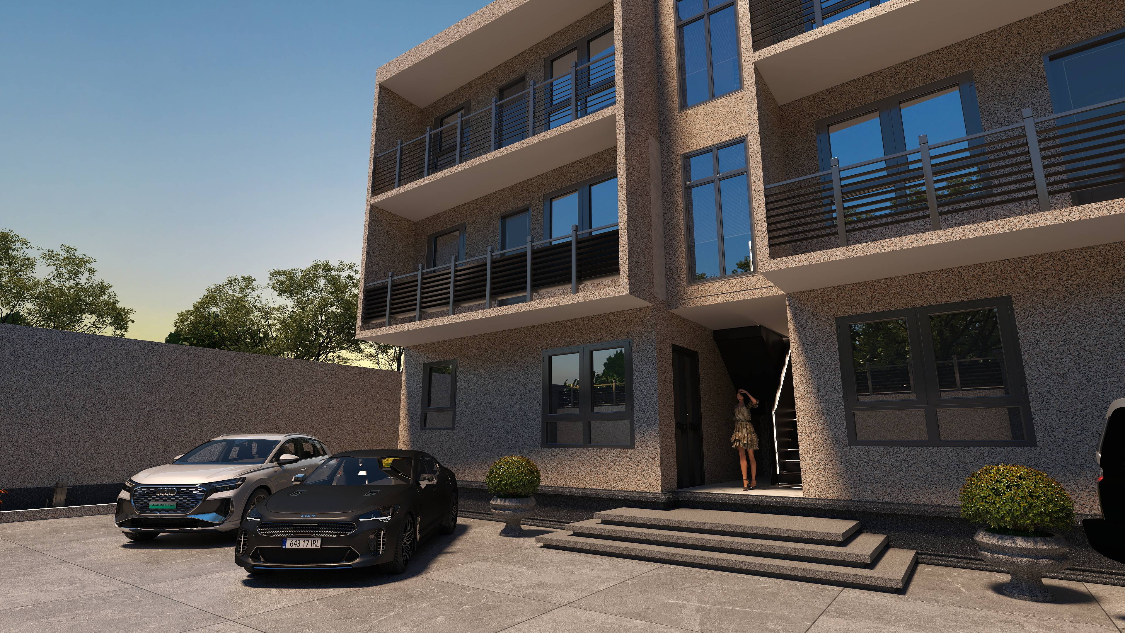 PROPOSED THREE {3} STOREY RESIDENTIAL APARTMENTS PLAN