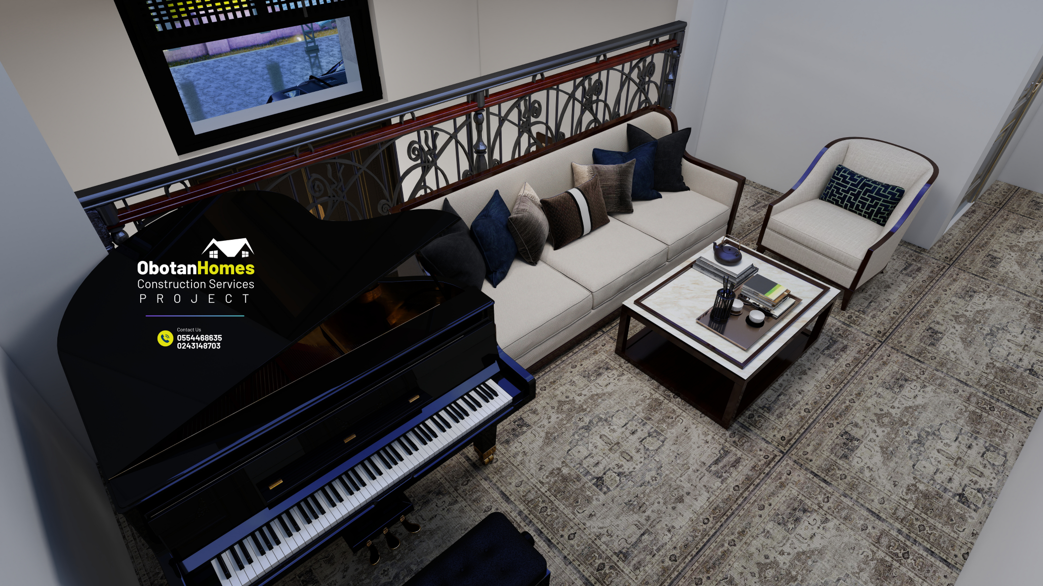 3D Modelling: Five (5) Two-Storey Residential Building