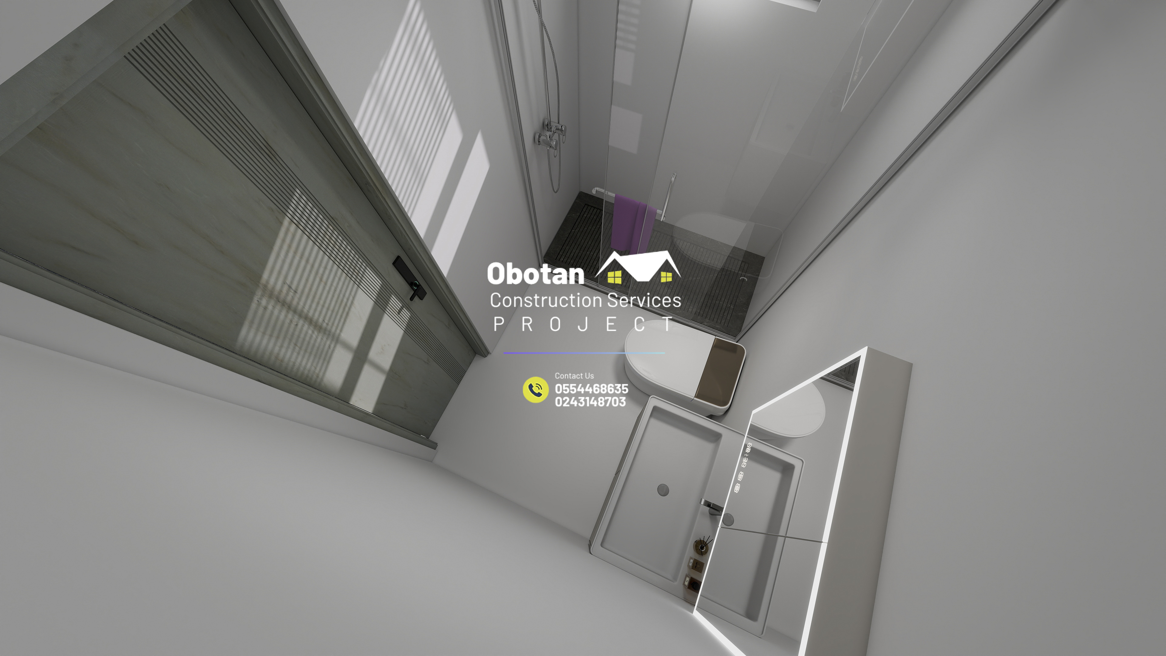 3D Modelling Of  Four (4) Bedroom Residential Building : Tafo