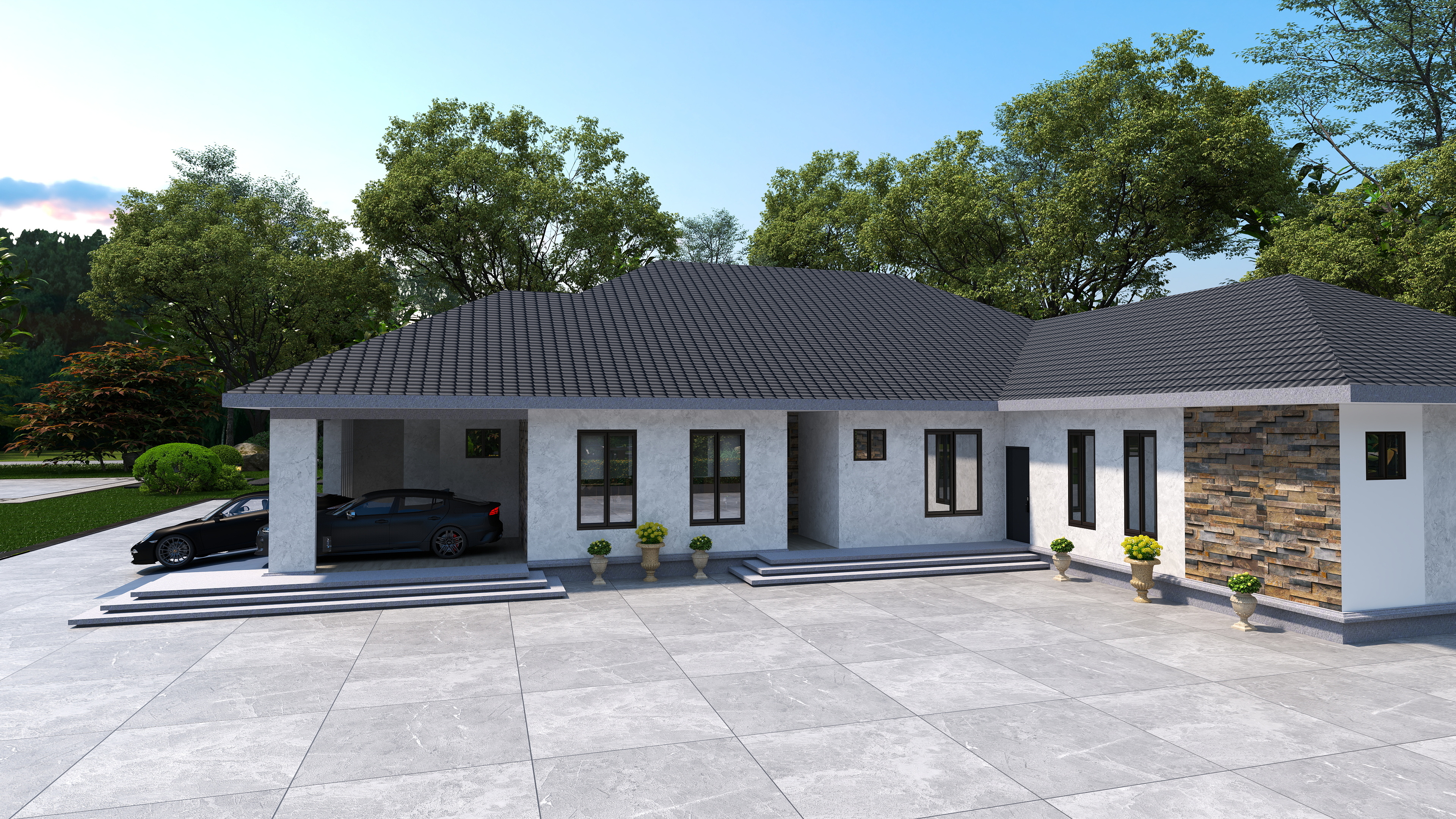 Five (5) Bedroom Residential Building