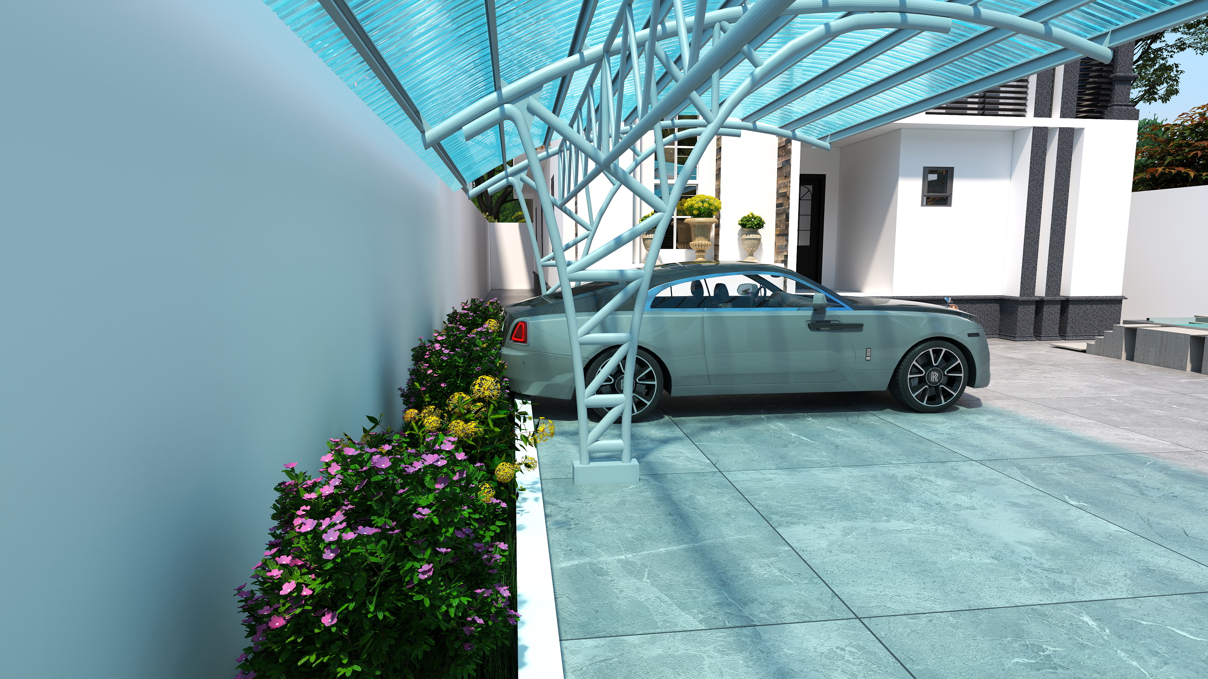 Double Two-Storey Residential Building.