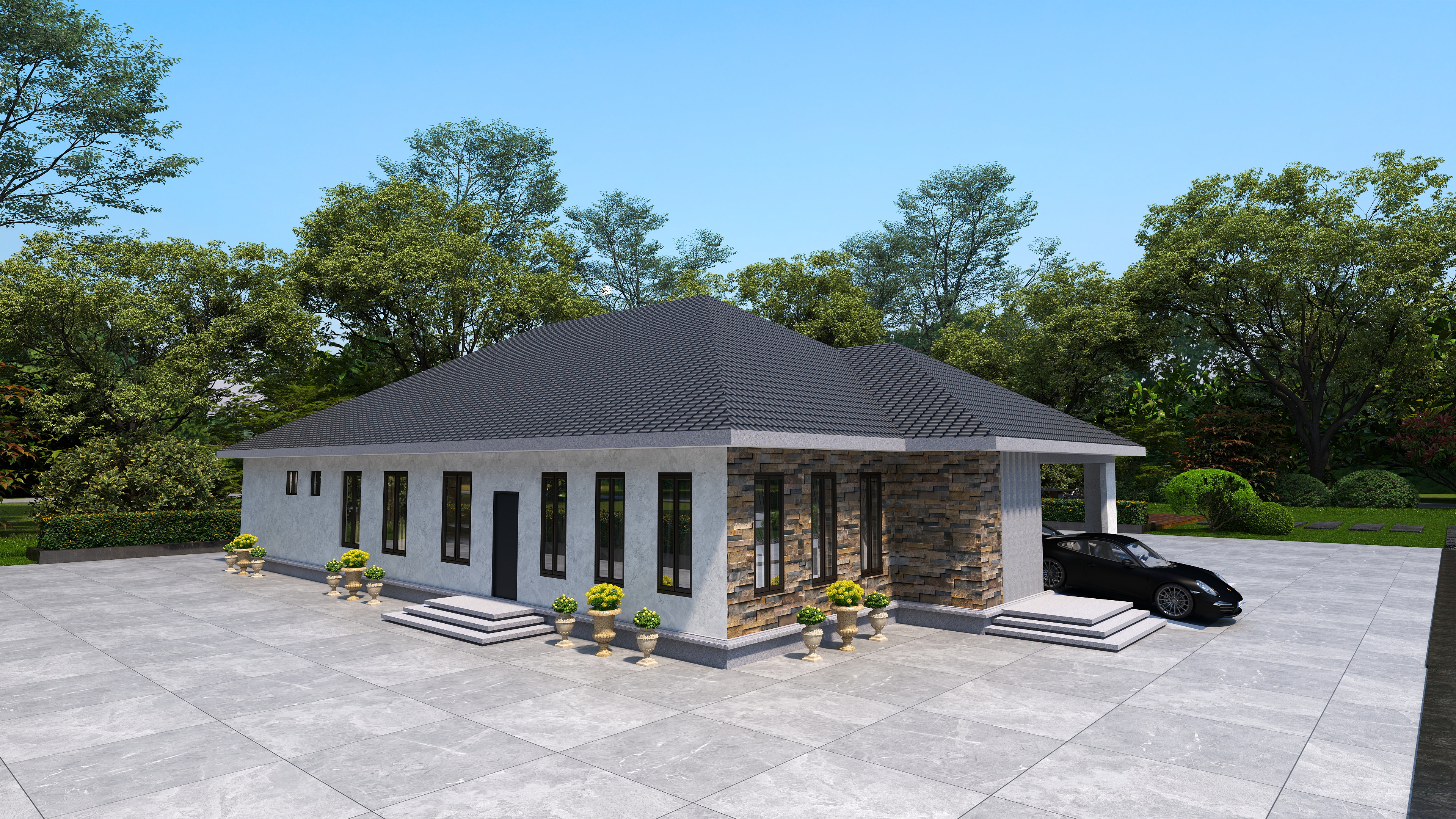 Five (5) Bedroom Residential Building