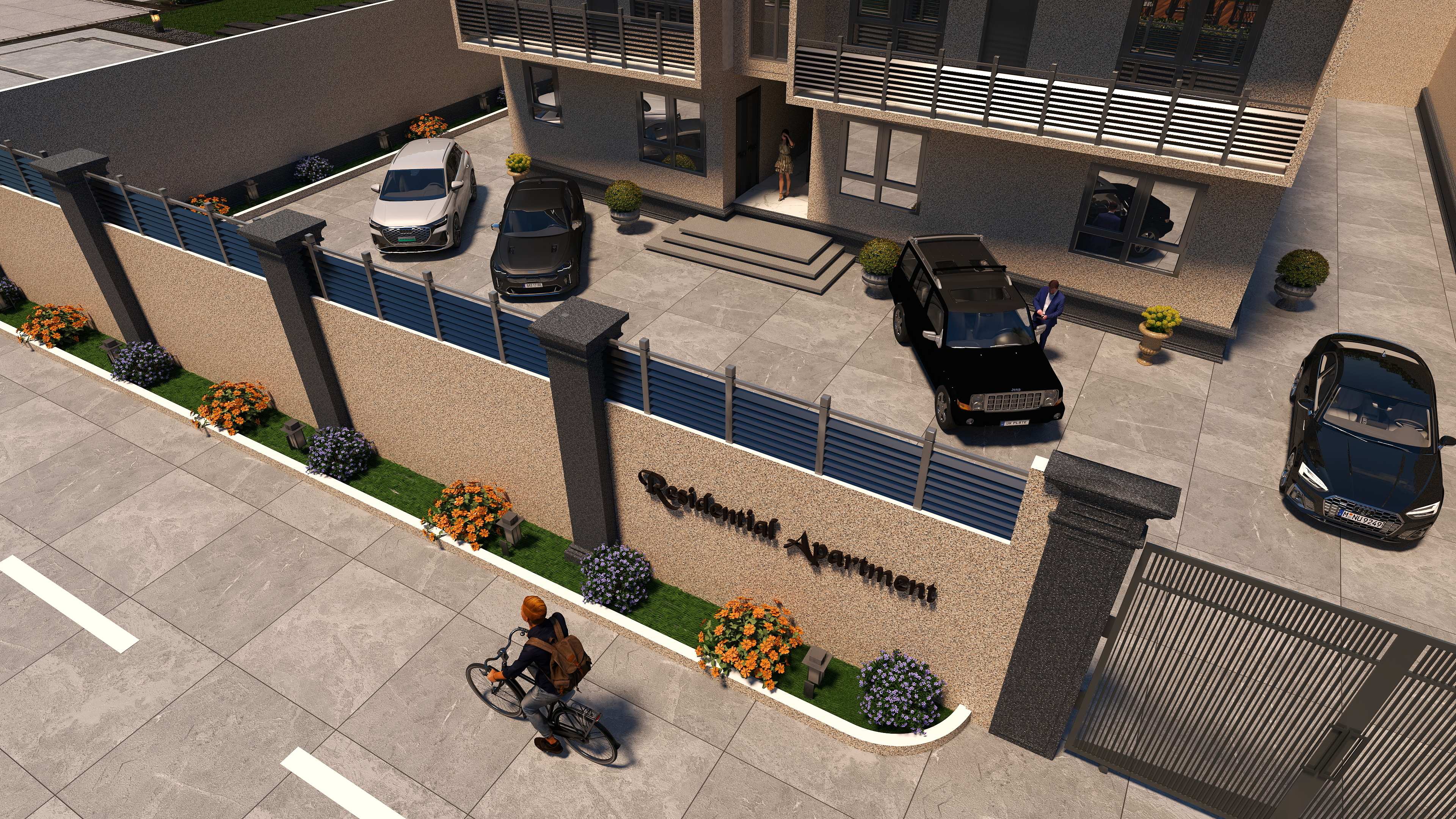 PROPOSED THREE {3} STOREY RESIDENTIAL APARTMENTS PLAN