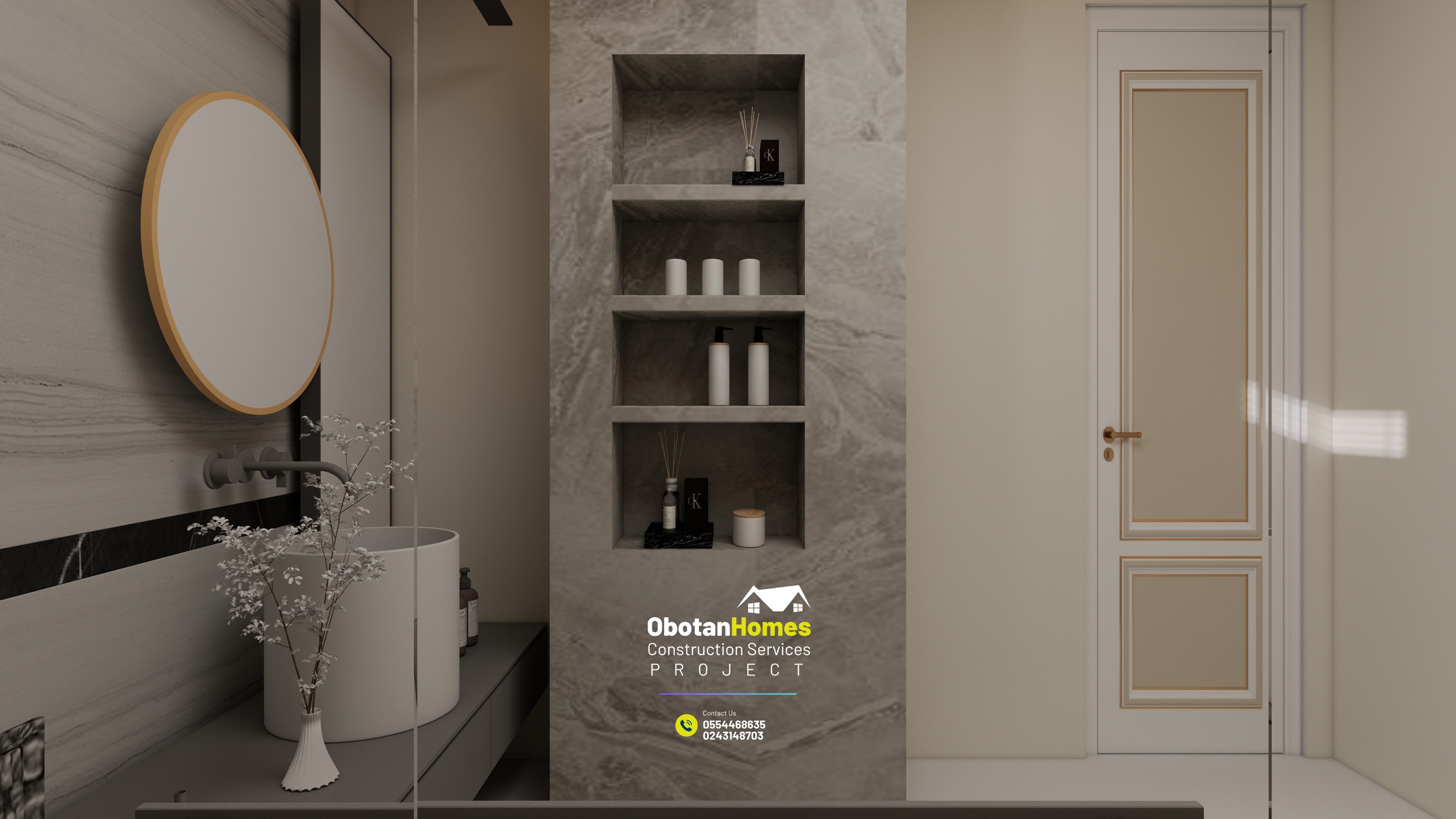 3D Rendering Of Six Bedroom Villa