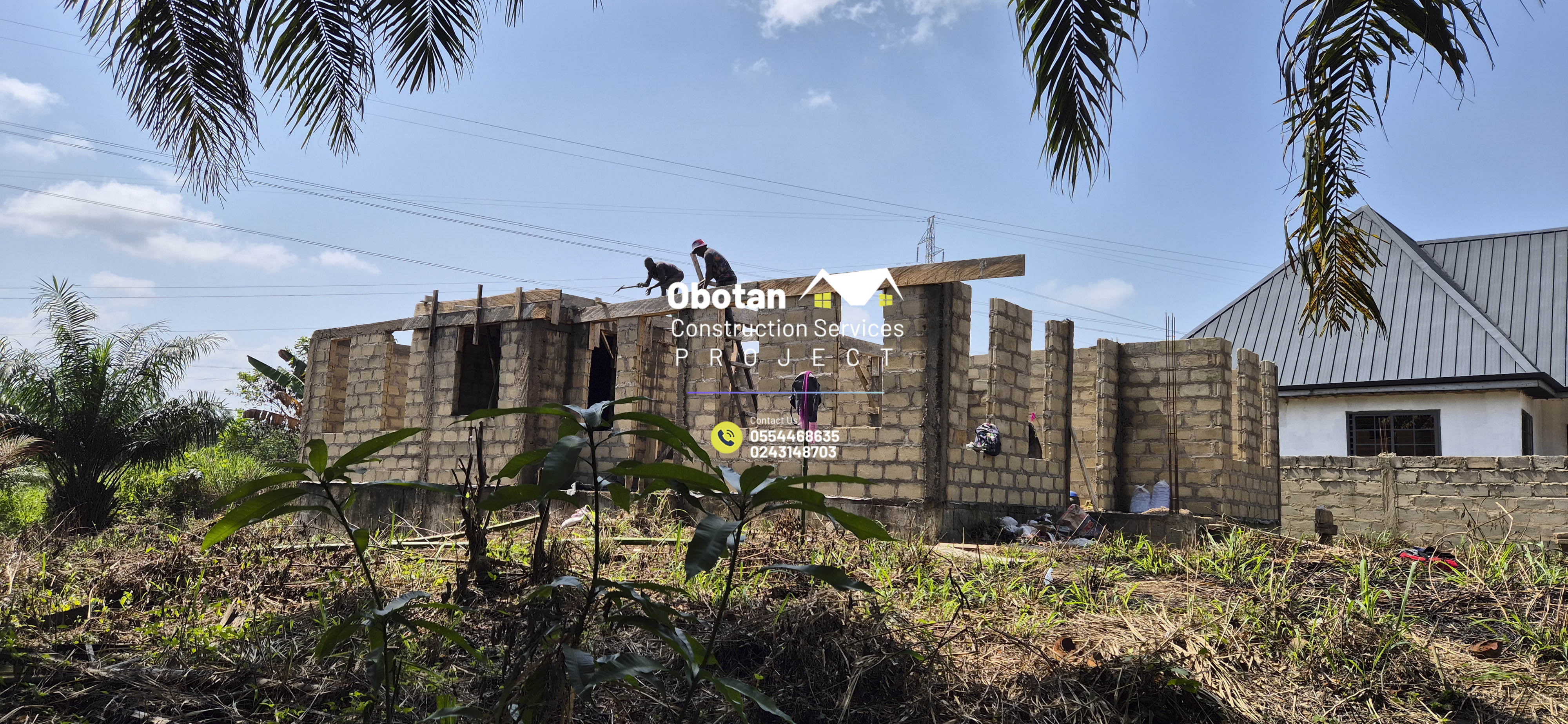 Work Progress : Four (4) Bedroom Residential Building