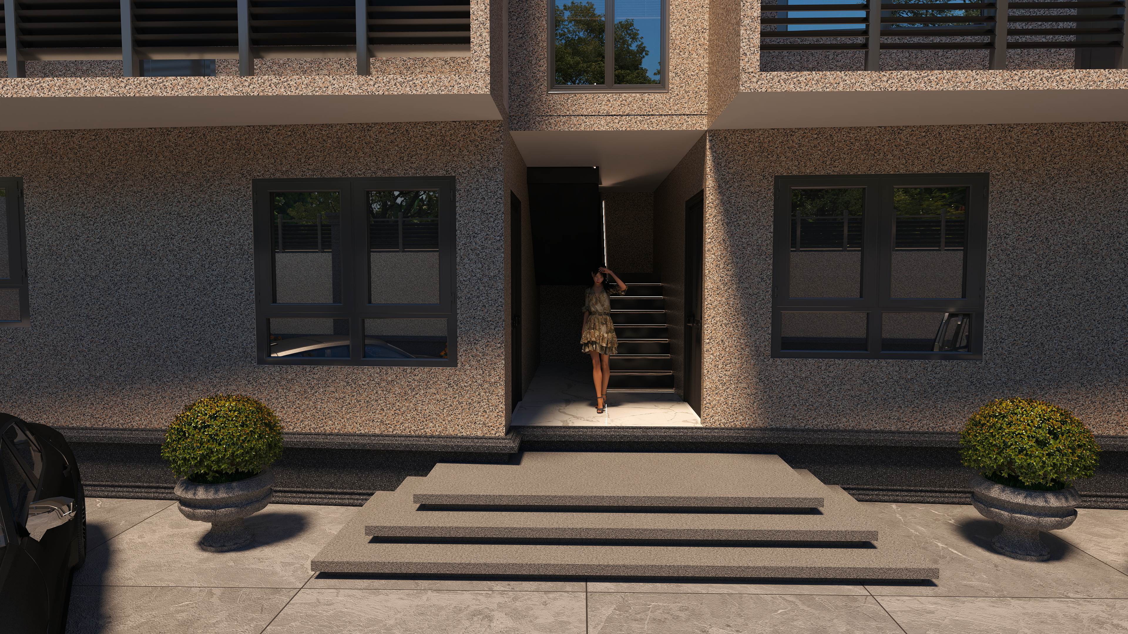 PROPOSED THREE {3} STOREY RESIDENTIAL APARTMENTS PLAN