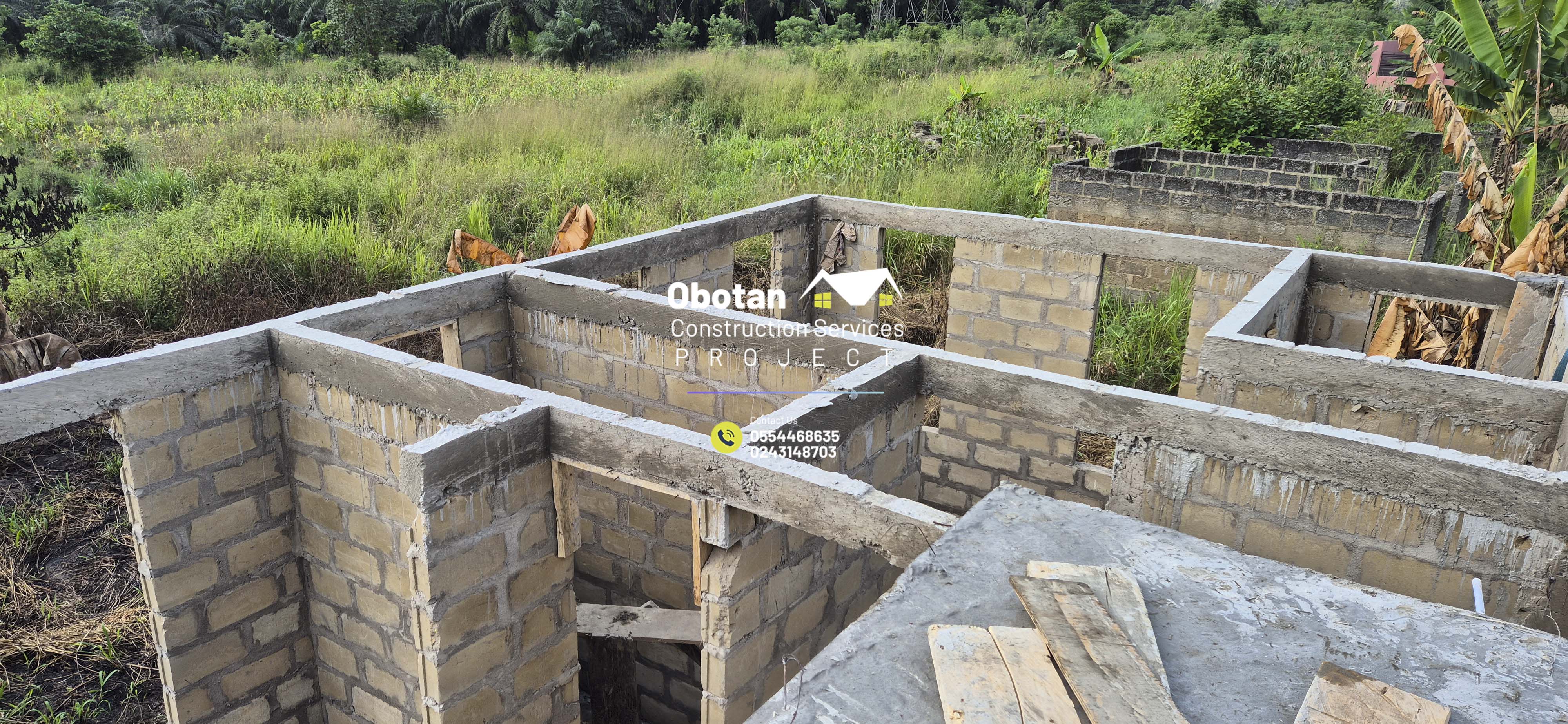 Work Progress : Four (4) Bedroom Residential Building