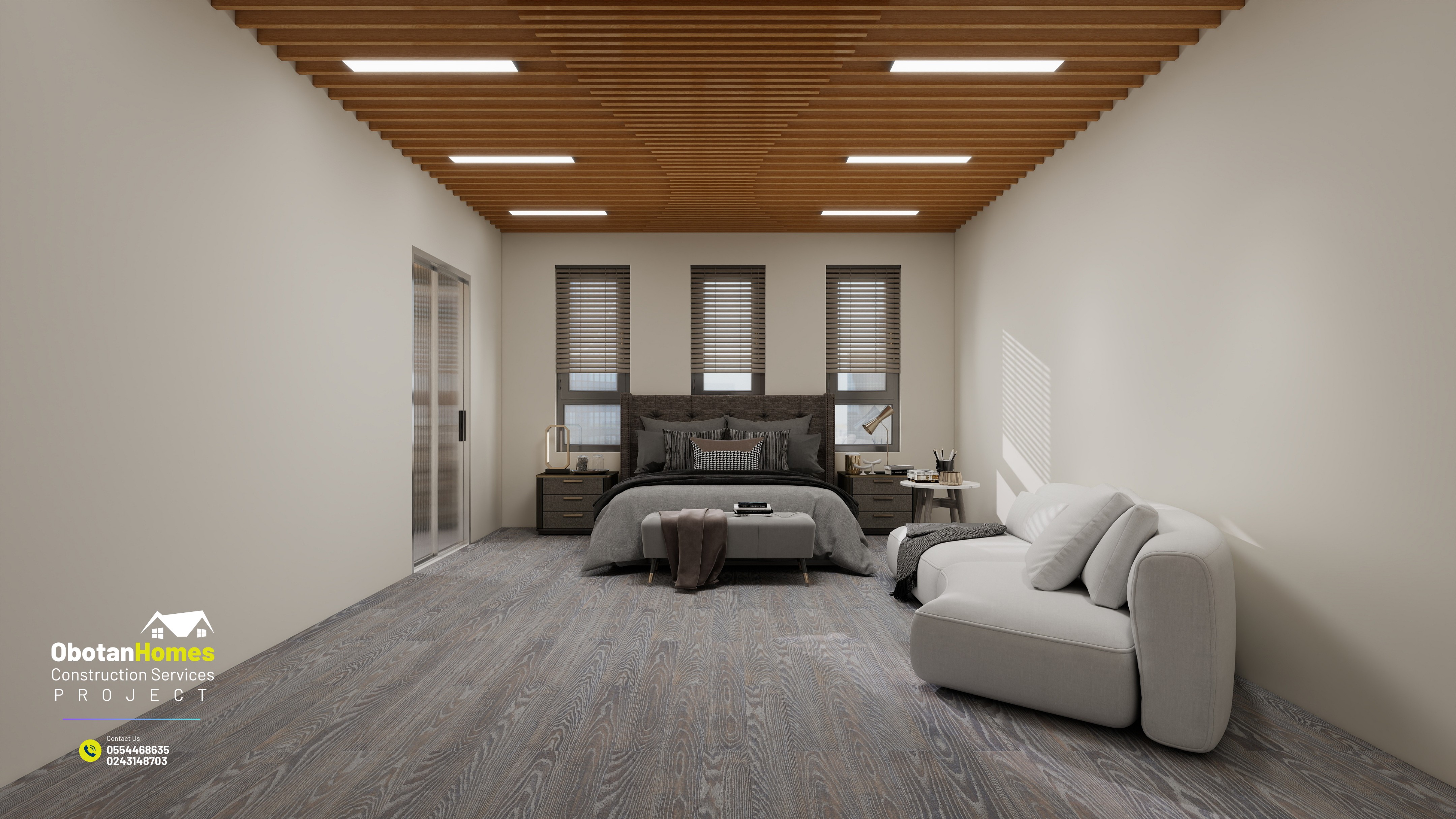 3D Rendering Of Six Bedroom Villa