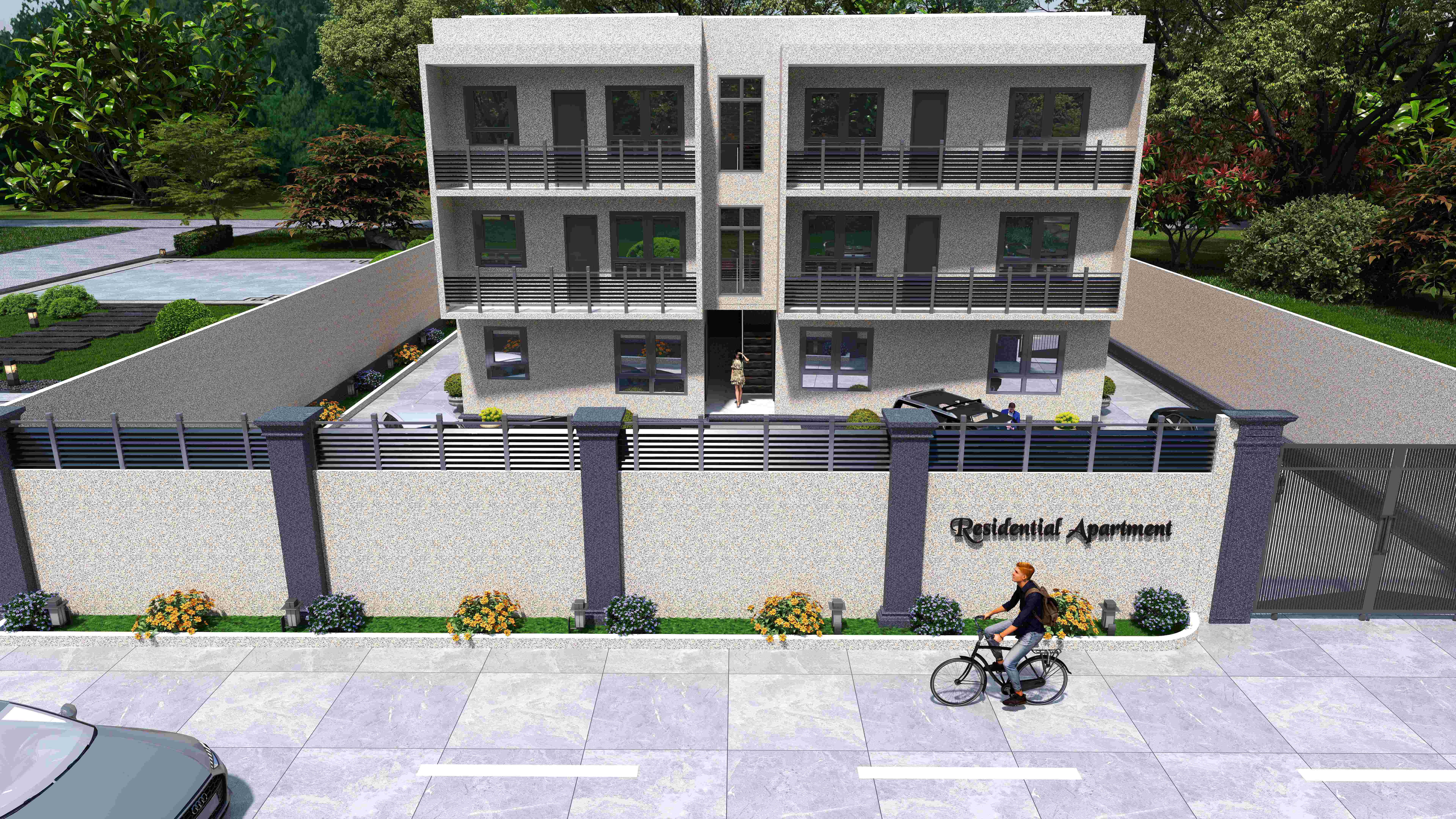 PROPOSED THREE {3} STOREY RESIDENTIAL APARTMENTS PLAN