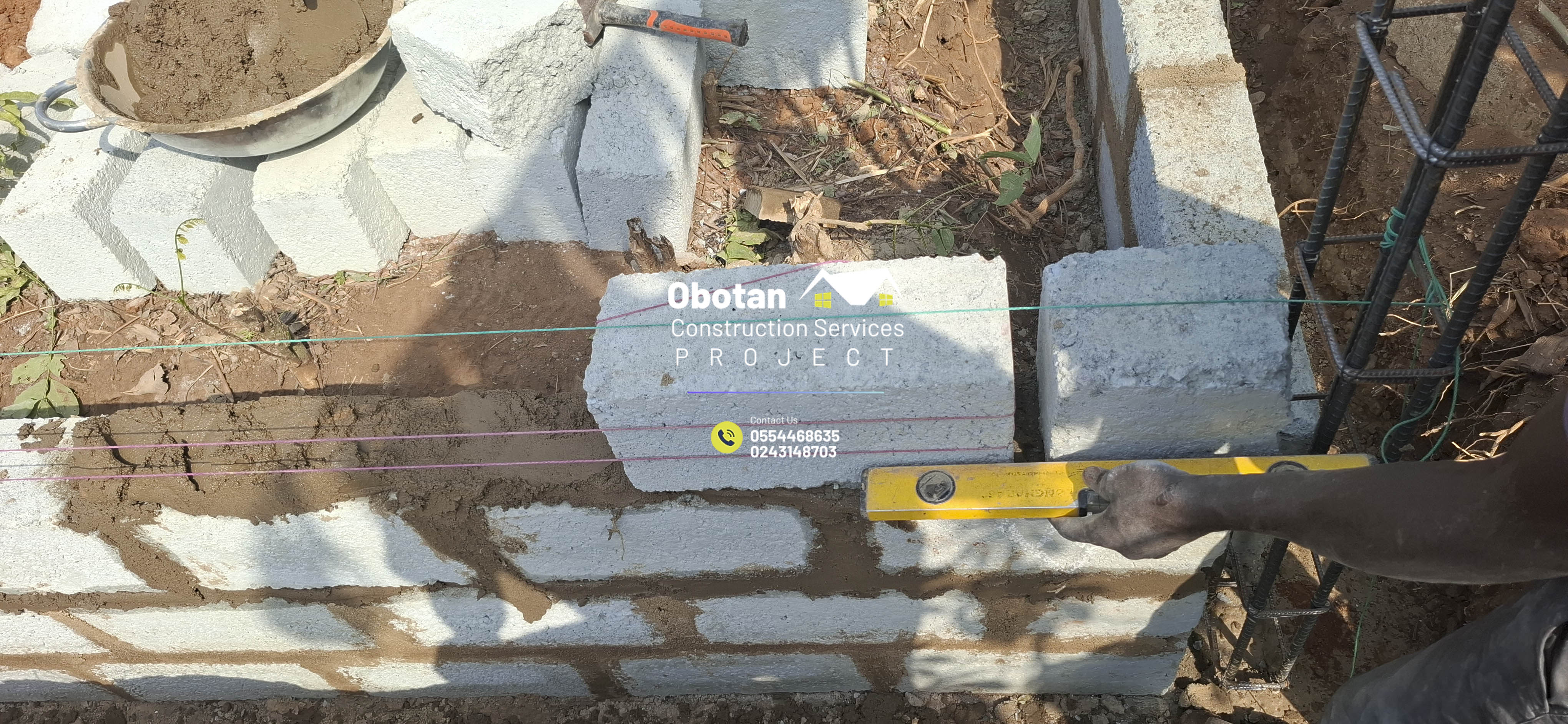 Work Progress : Five (5) bedroom Two-Storey Residential Building
