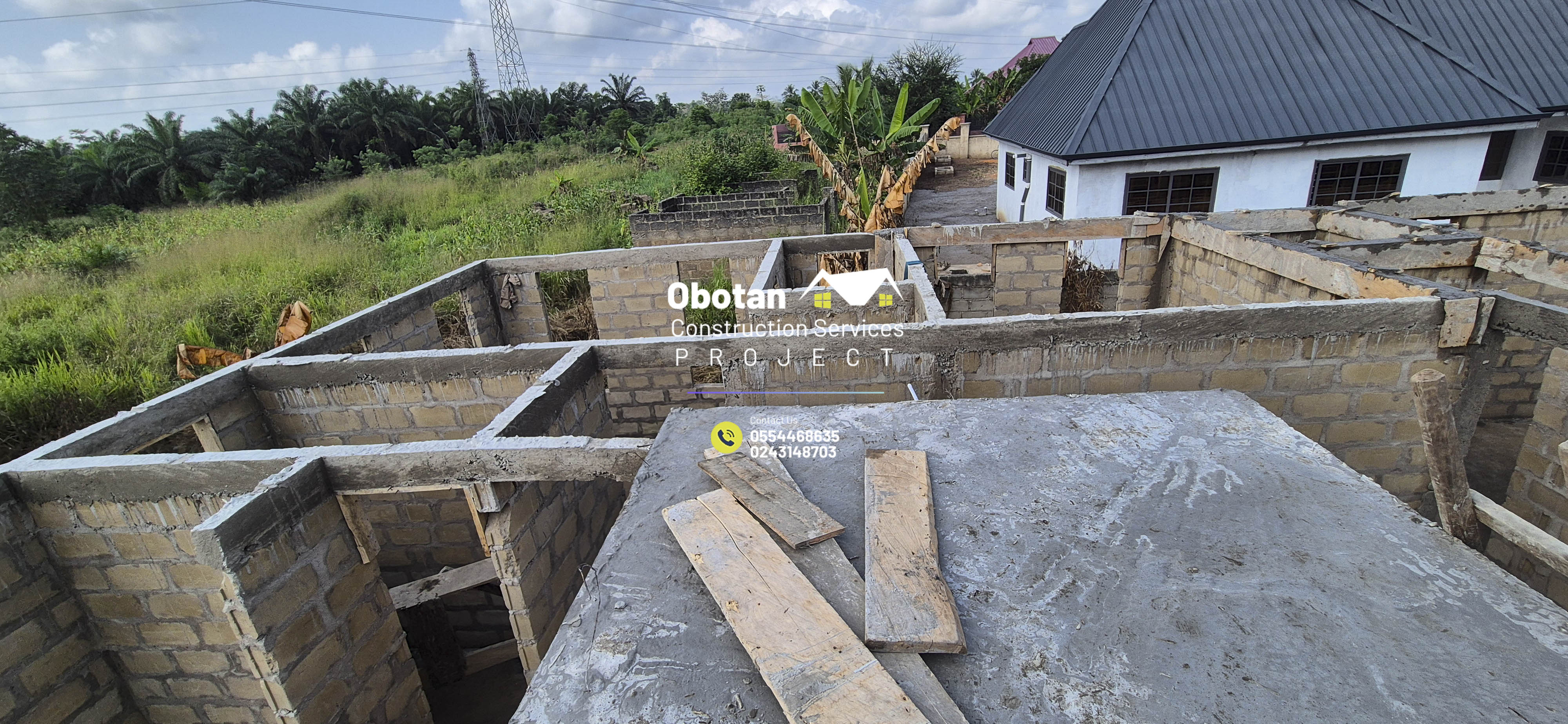 Work Progress : Four (4) Bedroom Residential Building