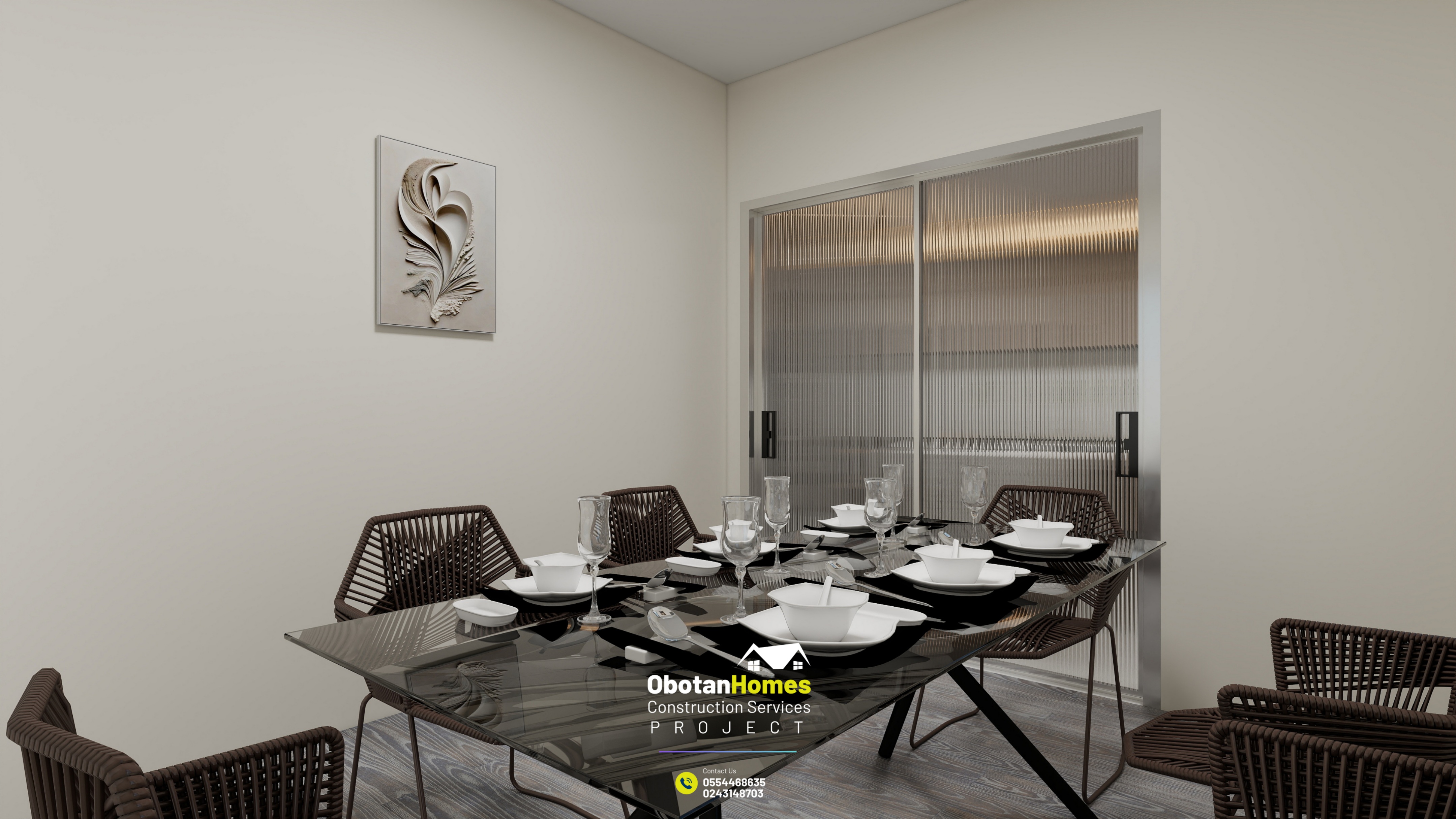 3D Rendering Of Six Bedroom Villa