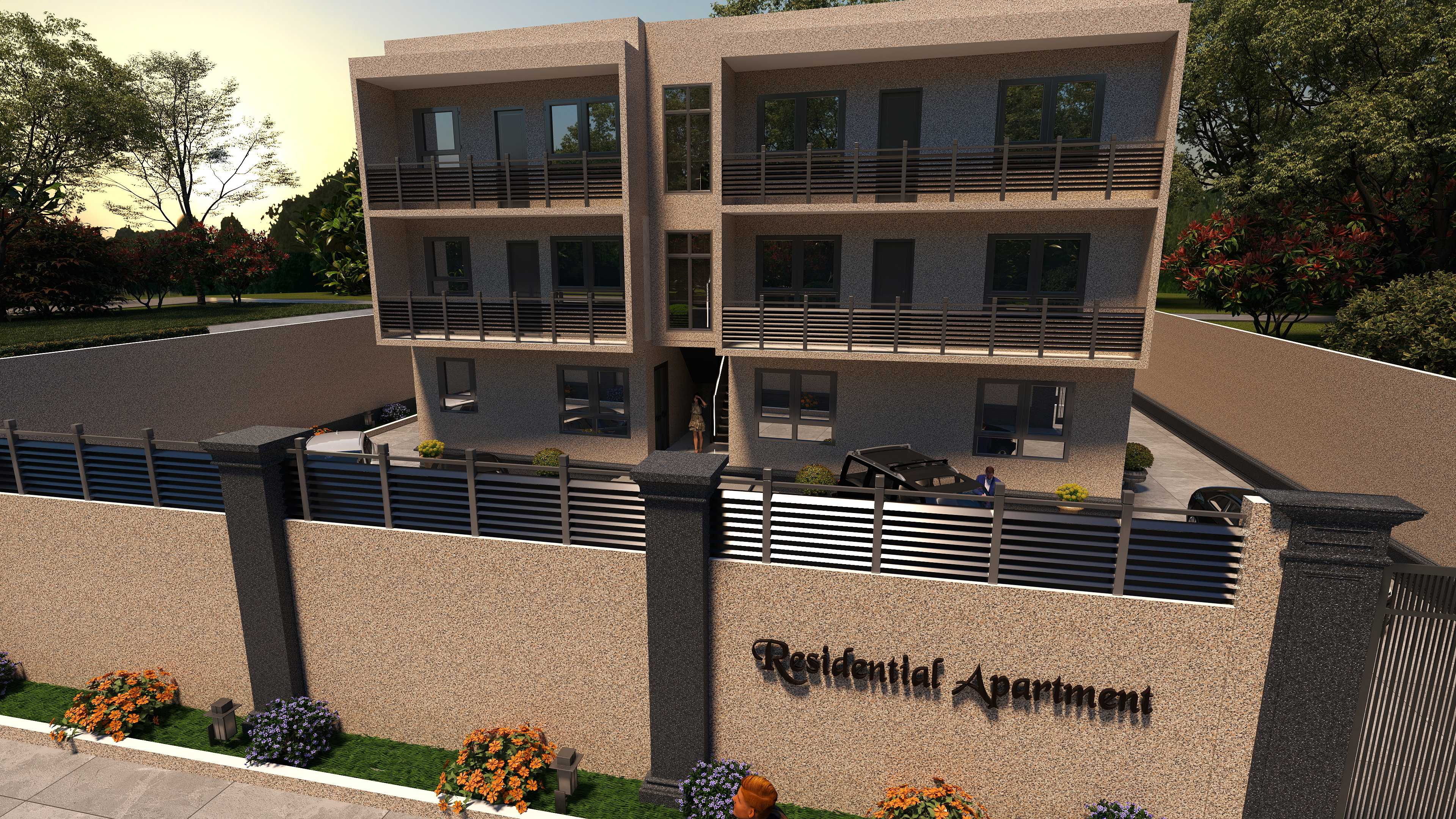 PROPOSED THREE {3} STOREY RESIDENTIAL APARTMENTS PLAN