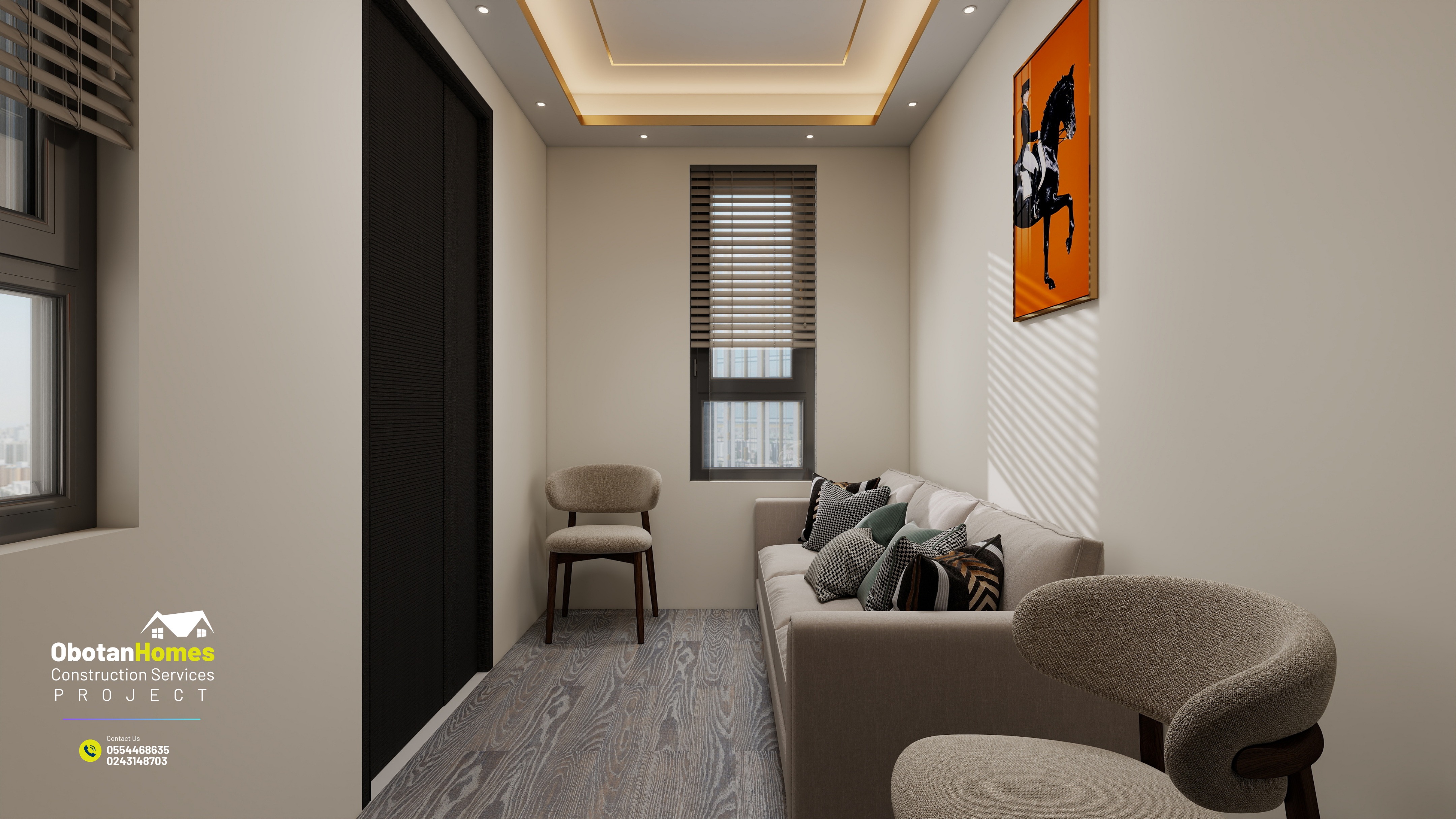3D Rendering Of Six Bedroom Villa