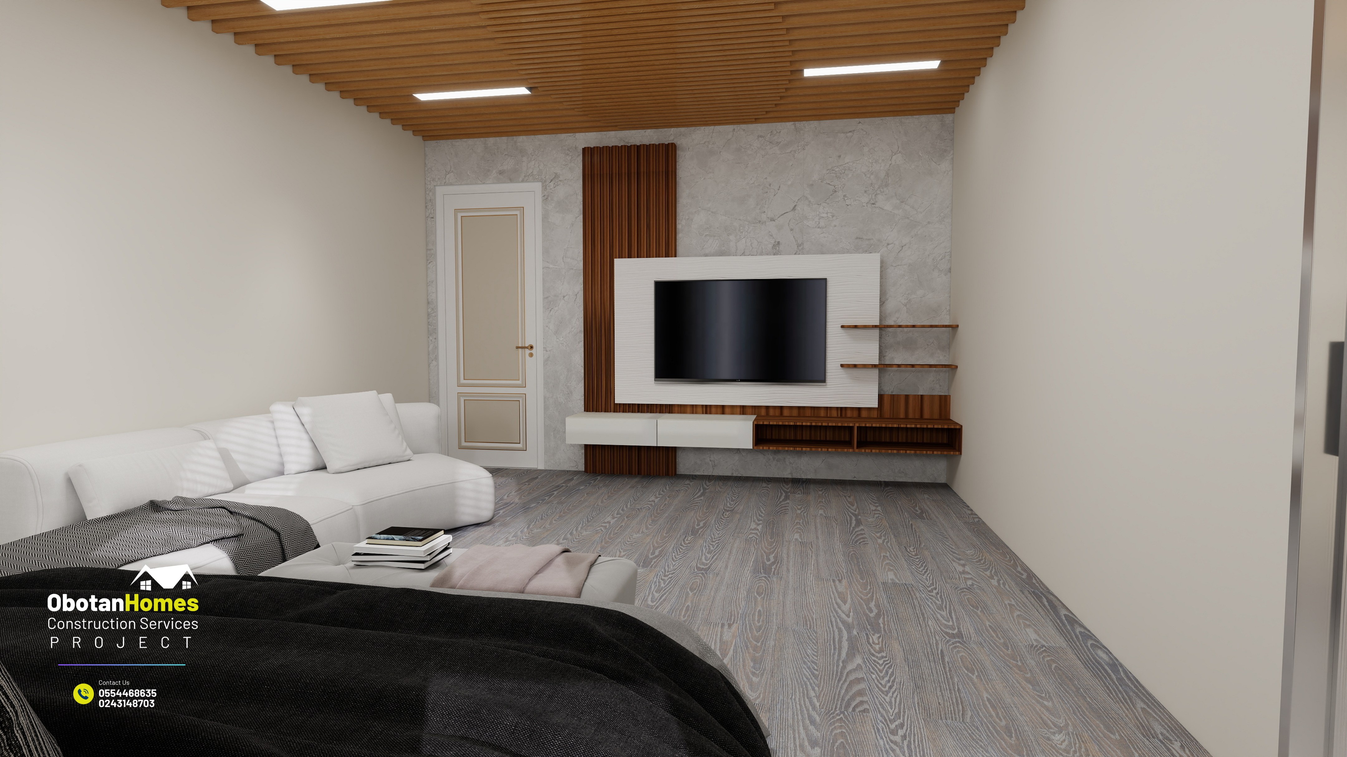 3D Rendering Of Six Bedroom Villa