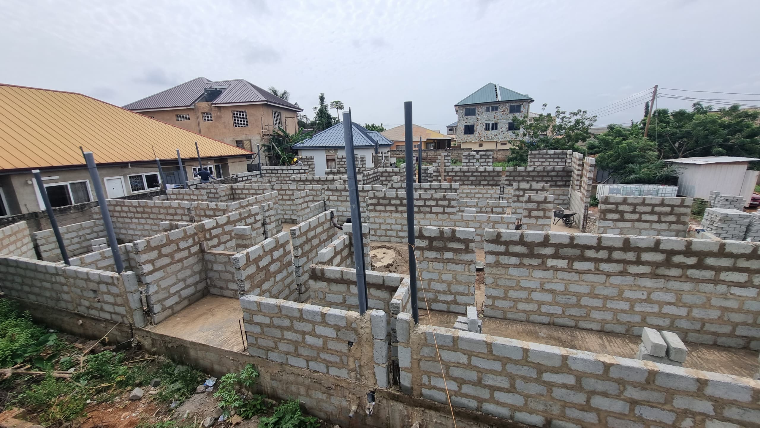 Three-Storey Residential Apartment