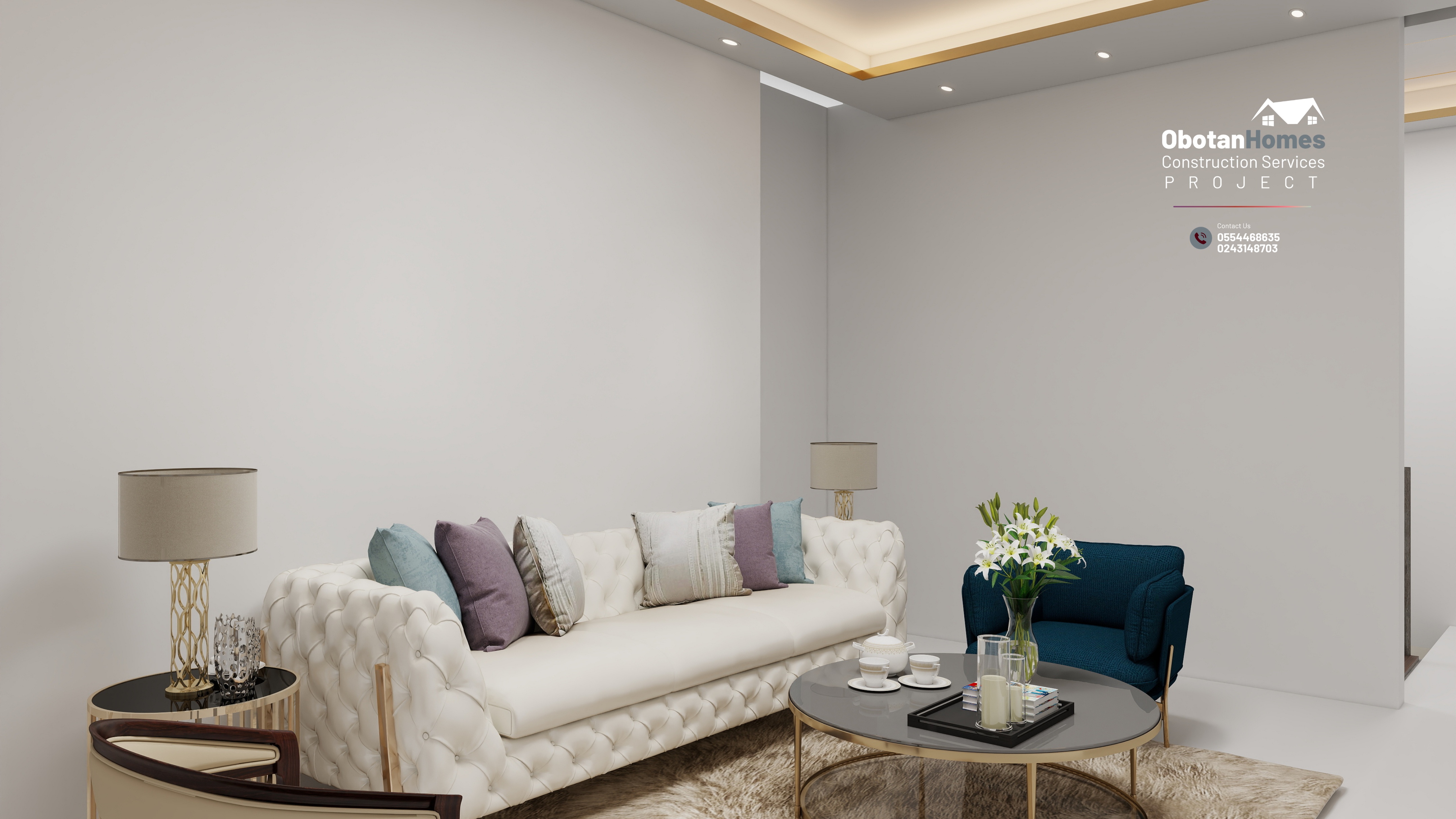 3D Rendering Of Six Bedroom Villa