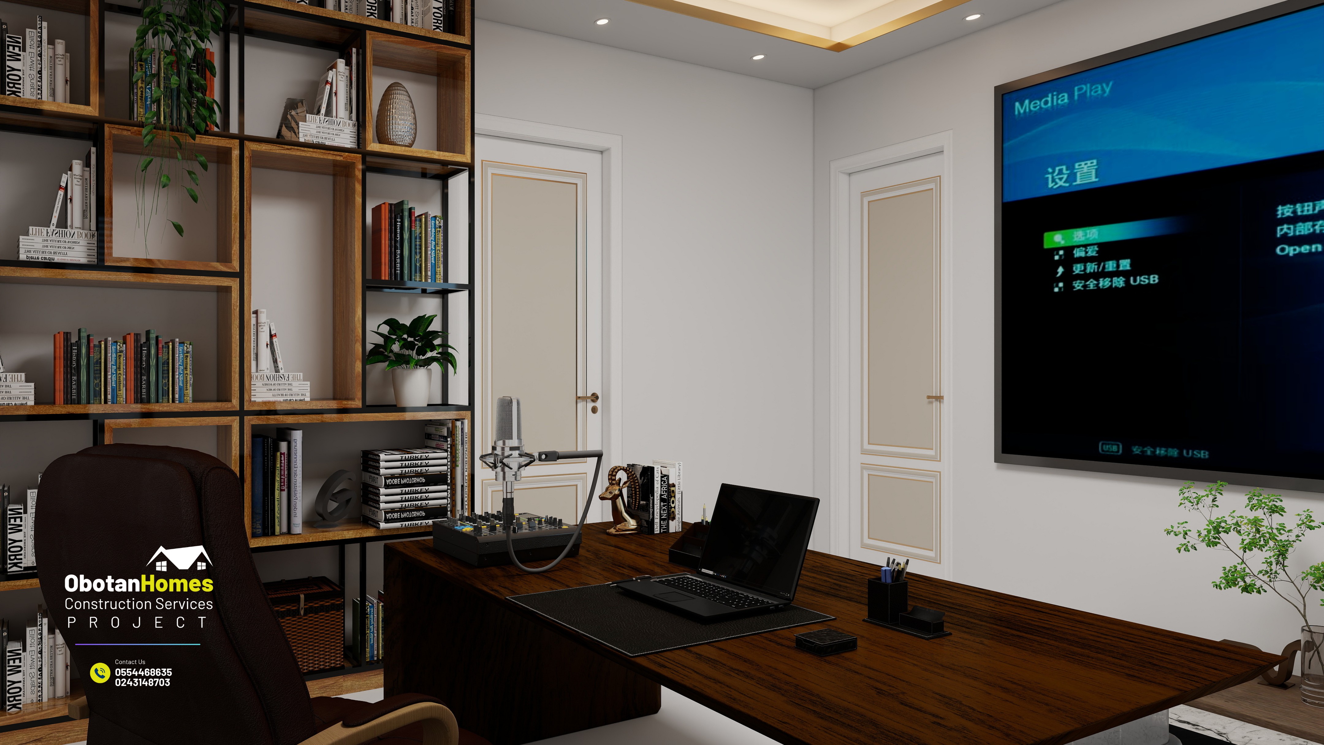 3D Rendering Of Six Bedroom Villa