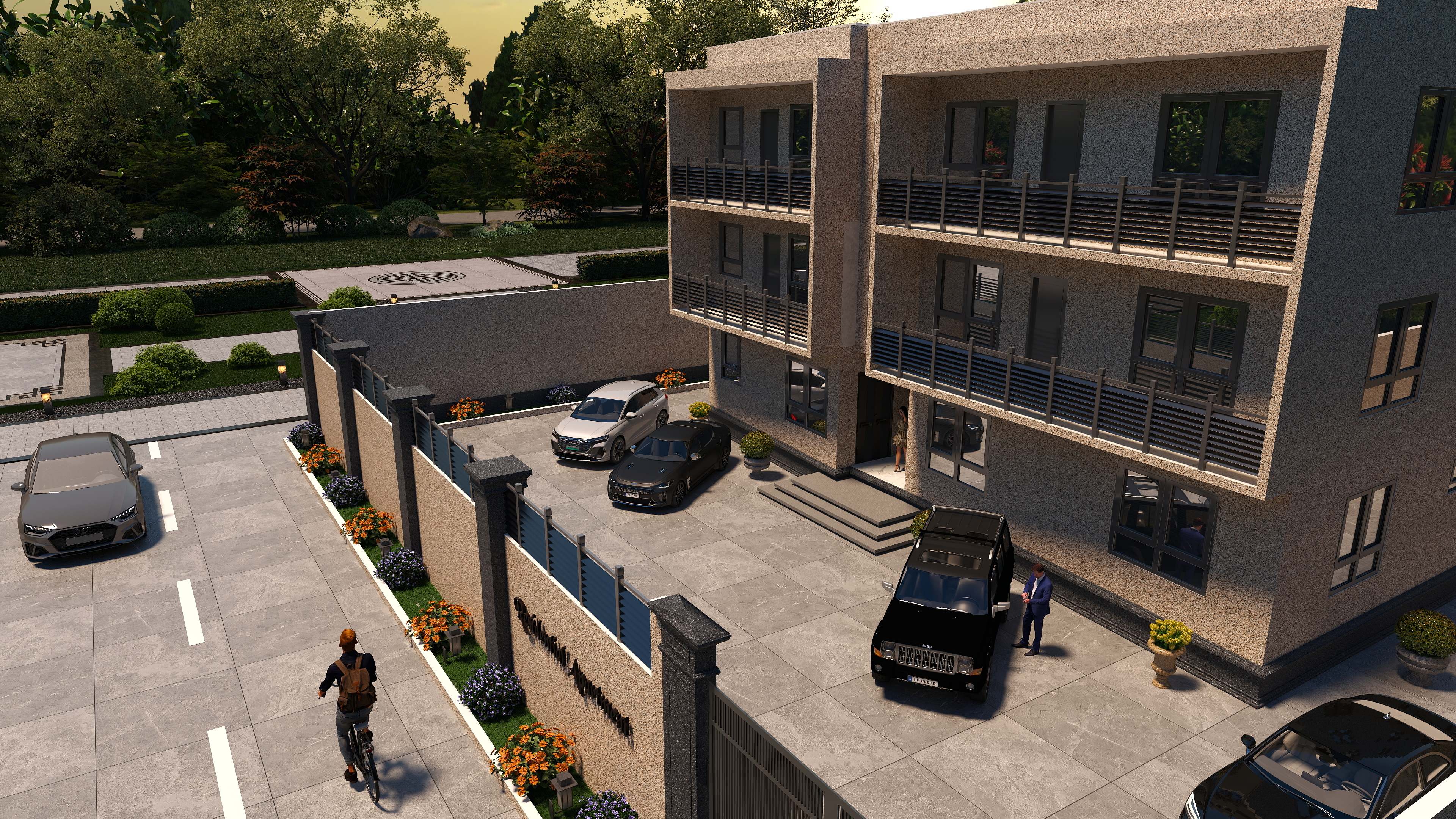 PROPOSED THREE {3} STOREY RESIDENTIAL APARTMENTS PLAN