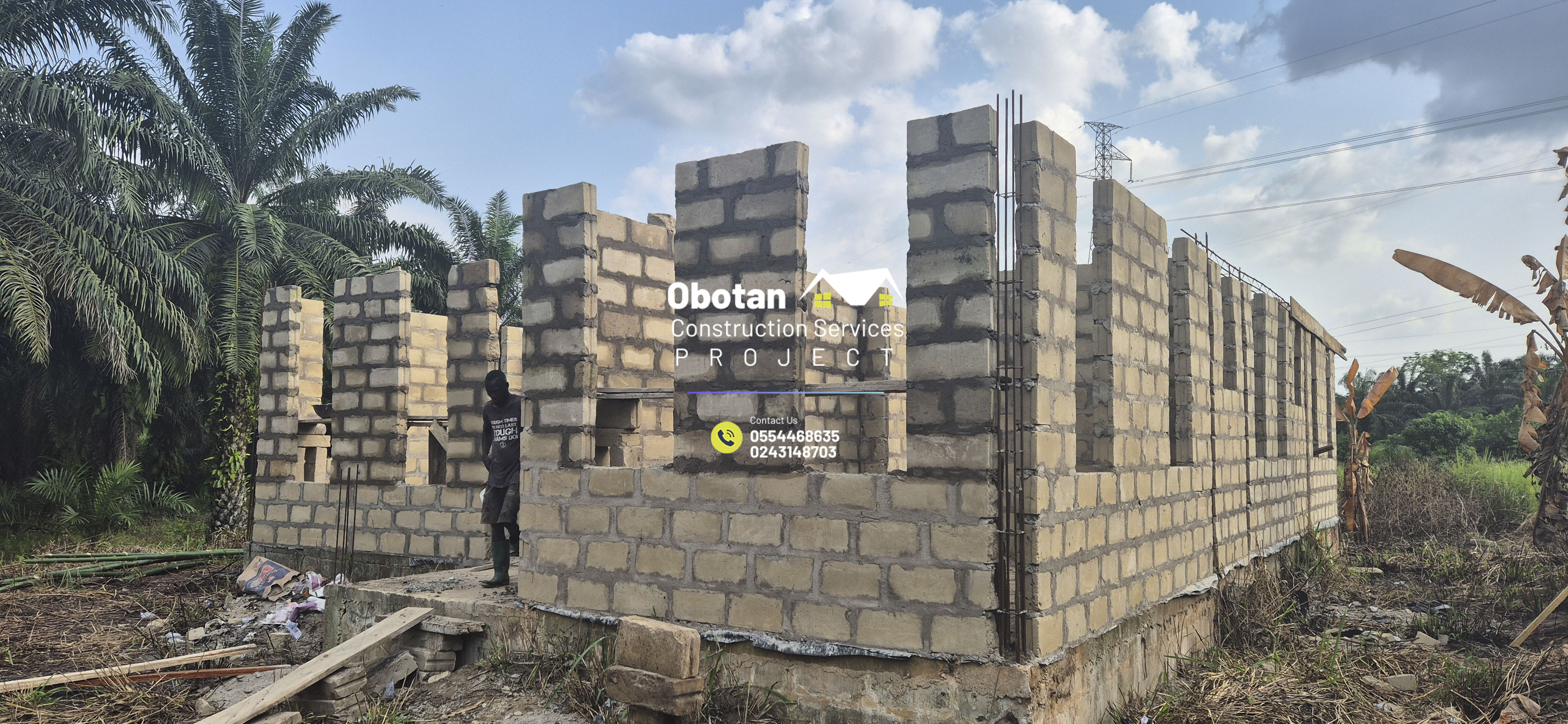Work Progress : Four (4) Bedroom Residential Building