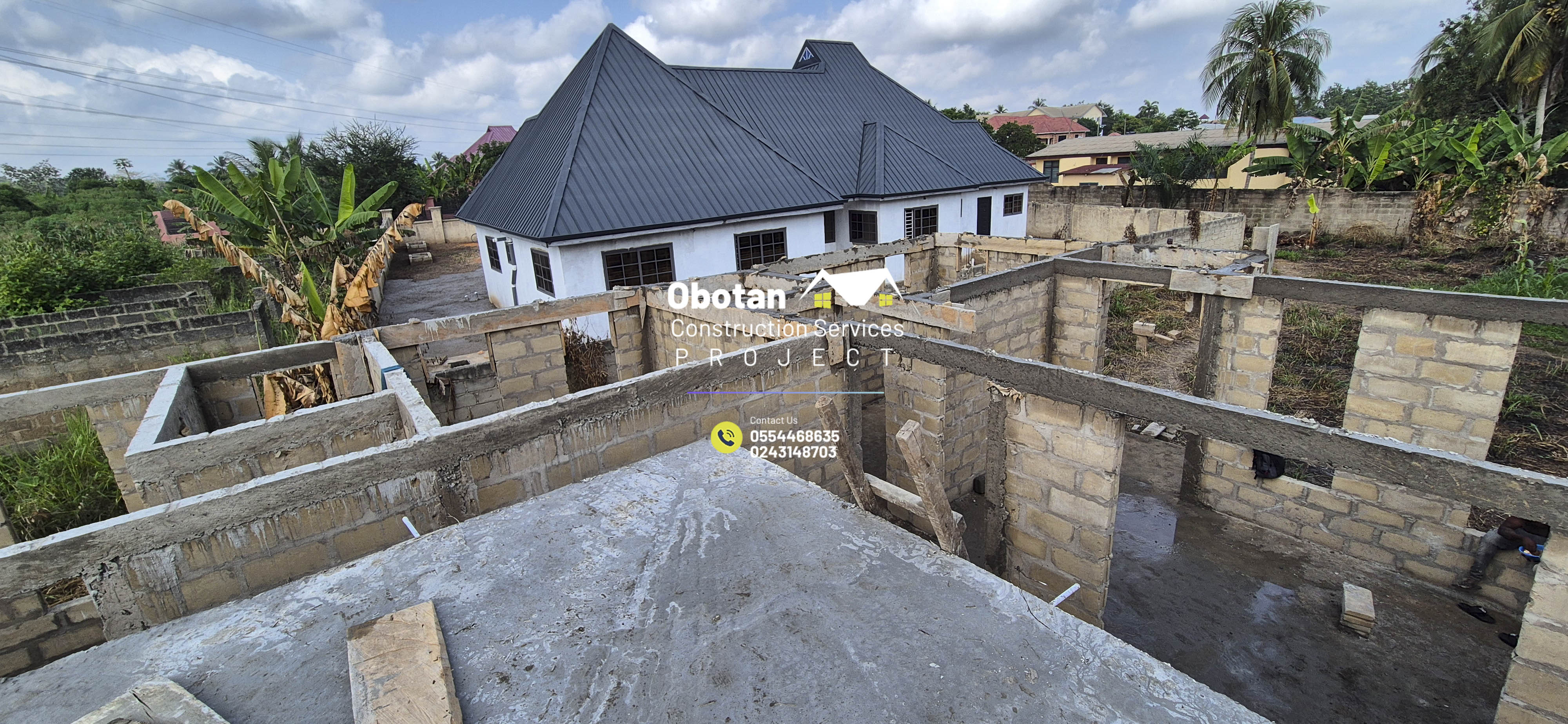 Work Progress : Four (4) Bedroom Residential Building