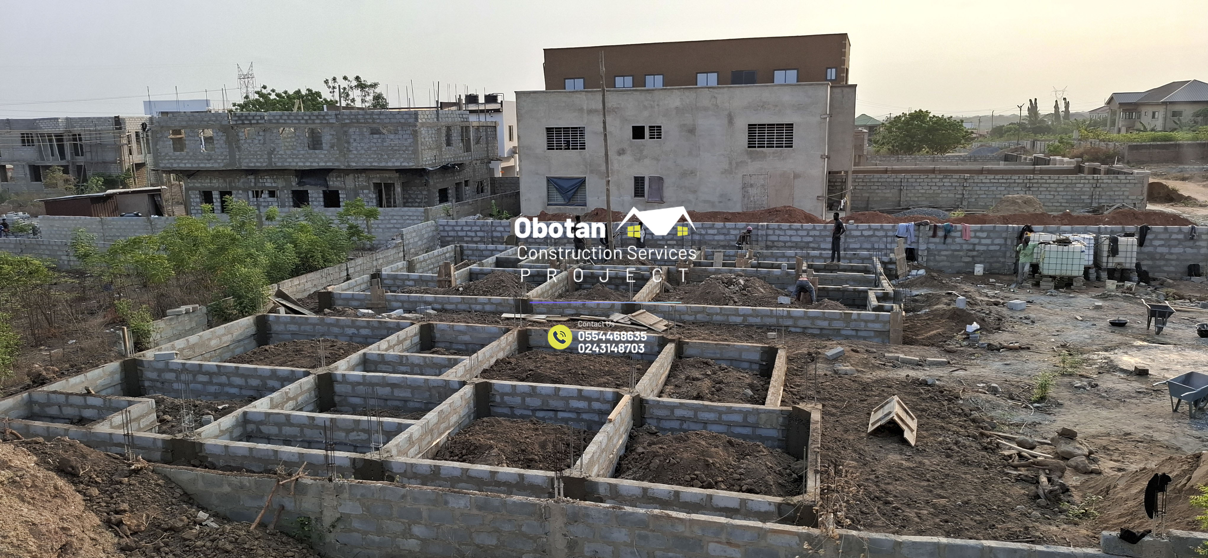 Three-Storey Residential Apartment