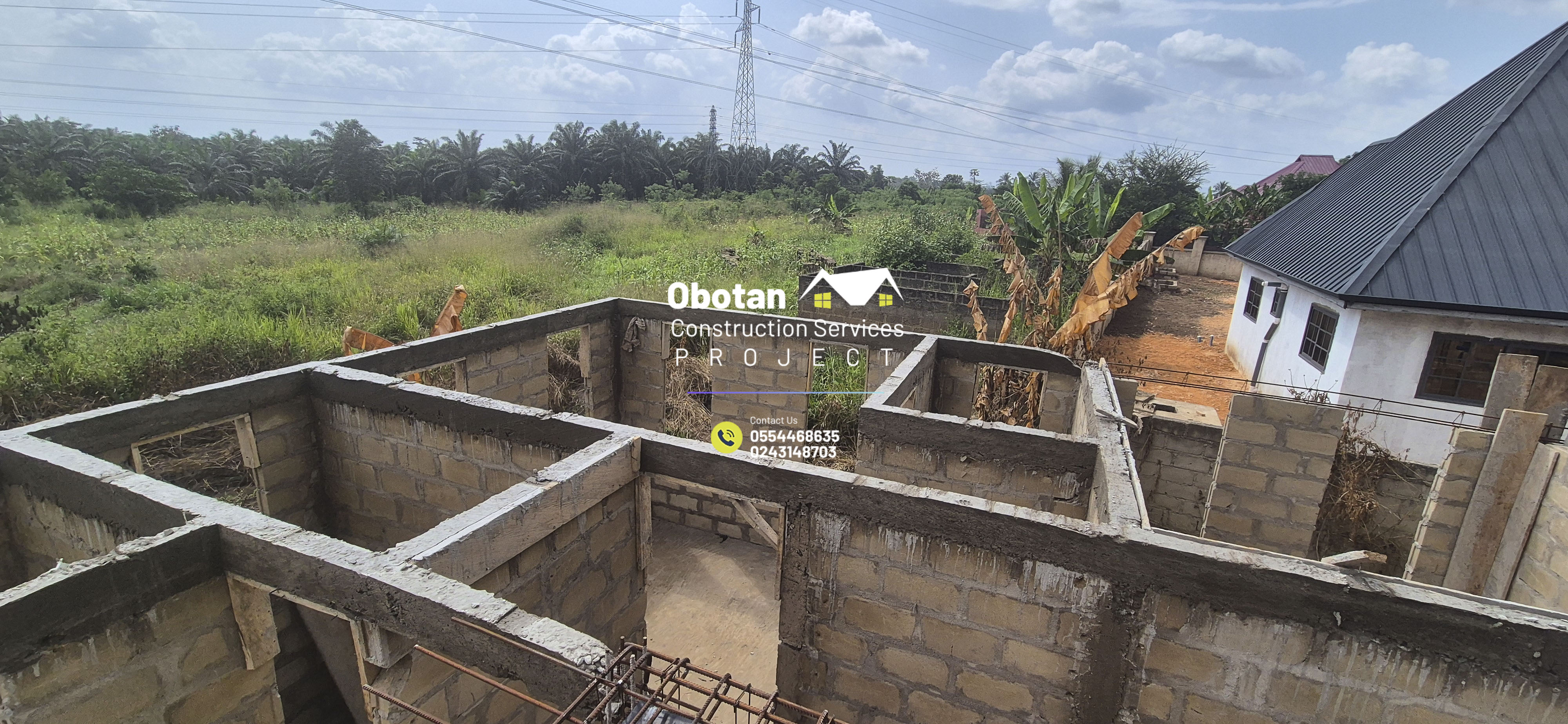 Work Progress : Four (4) Bedroom Residential Building