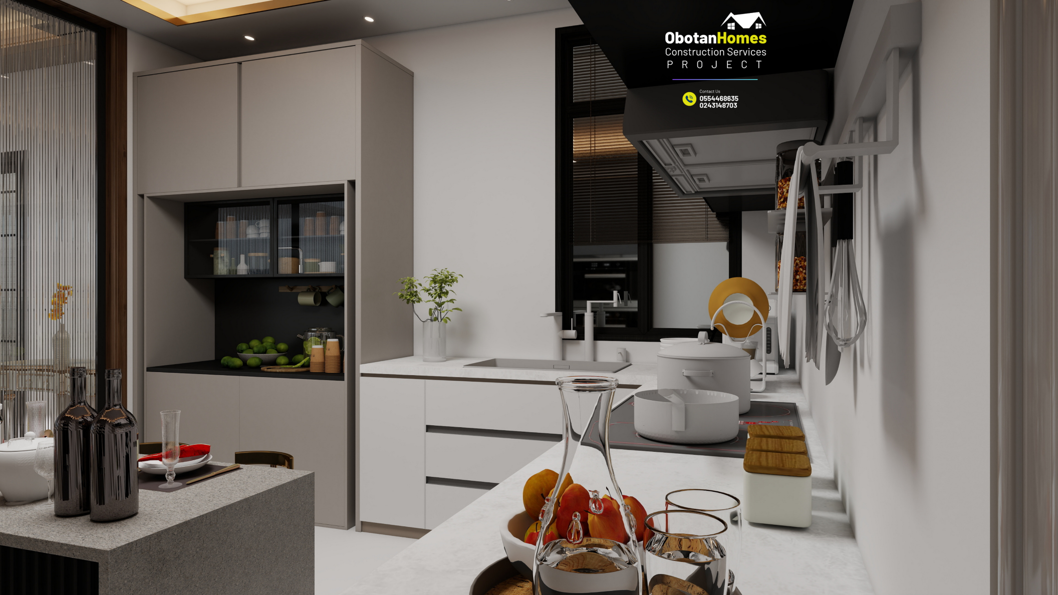 3D Modelling: Five (5) Two-Storey Residential Building