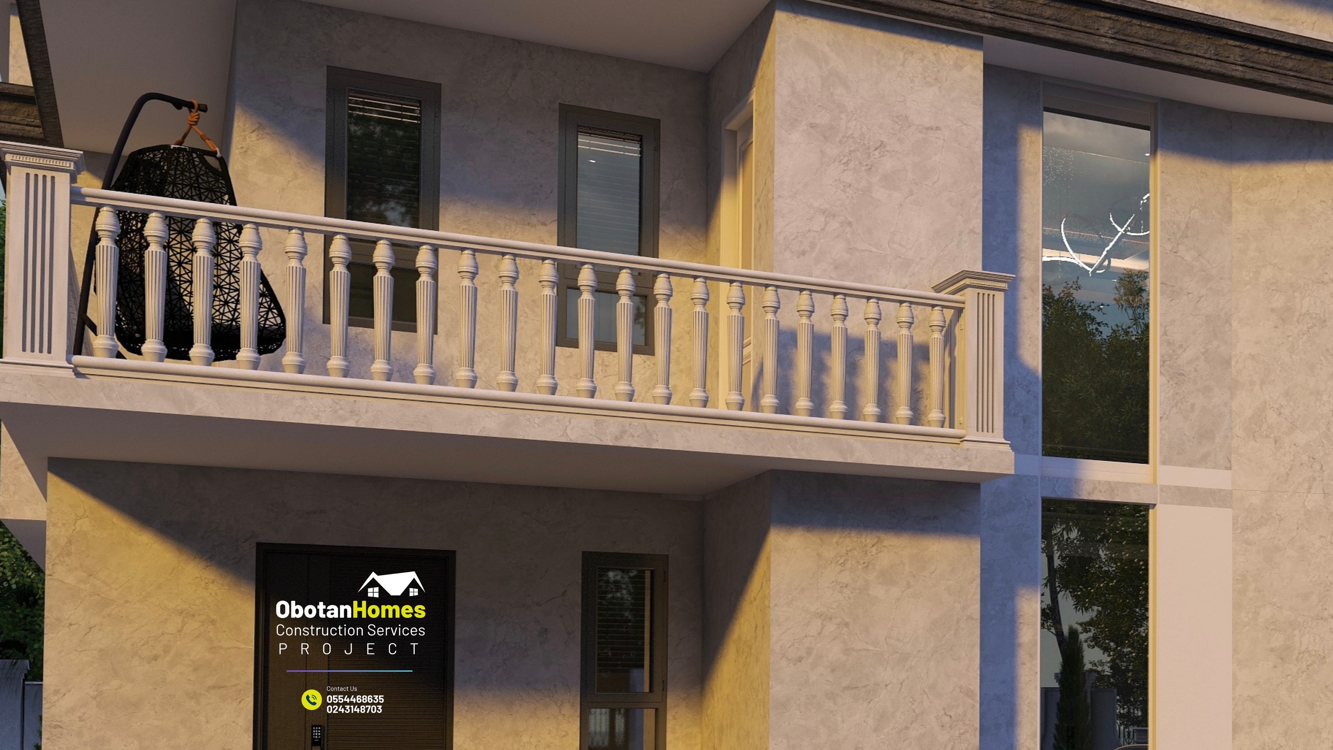 3D Rendering Of Six Bedroom Villa