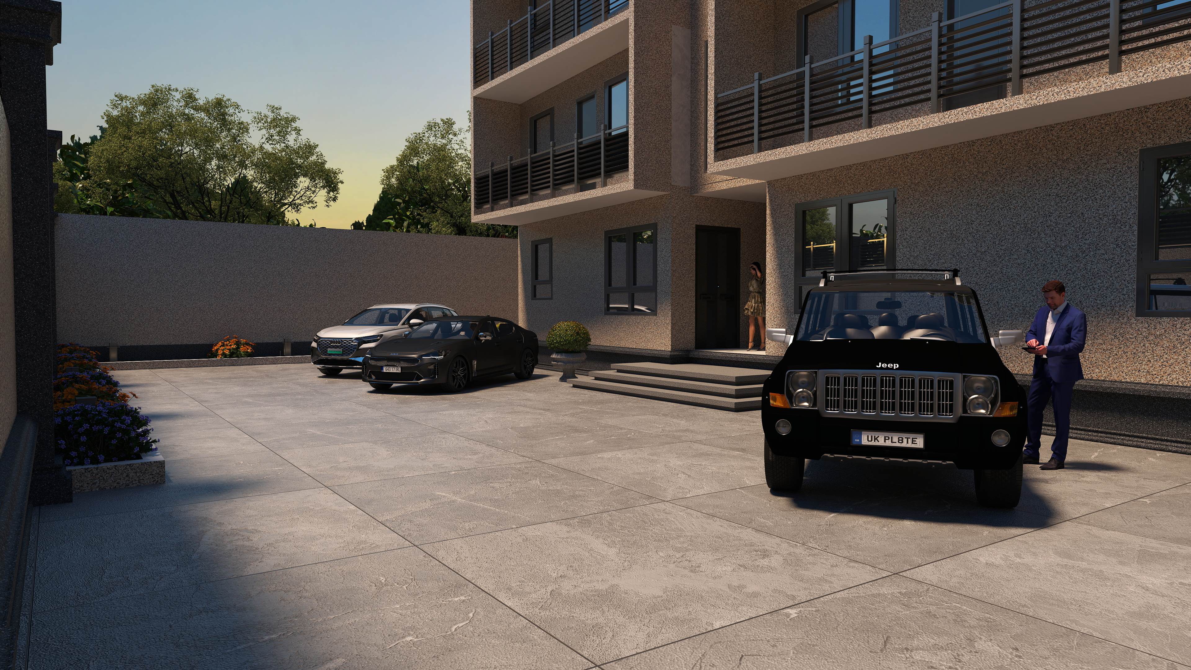 PROPOSED THREE {3} STOREY RESIDENTIAL APARTMENTS PLAN