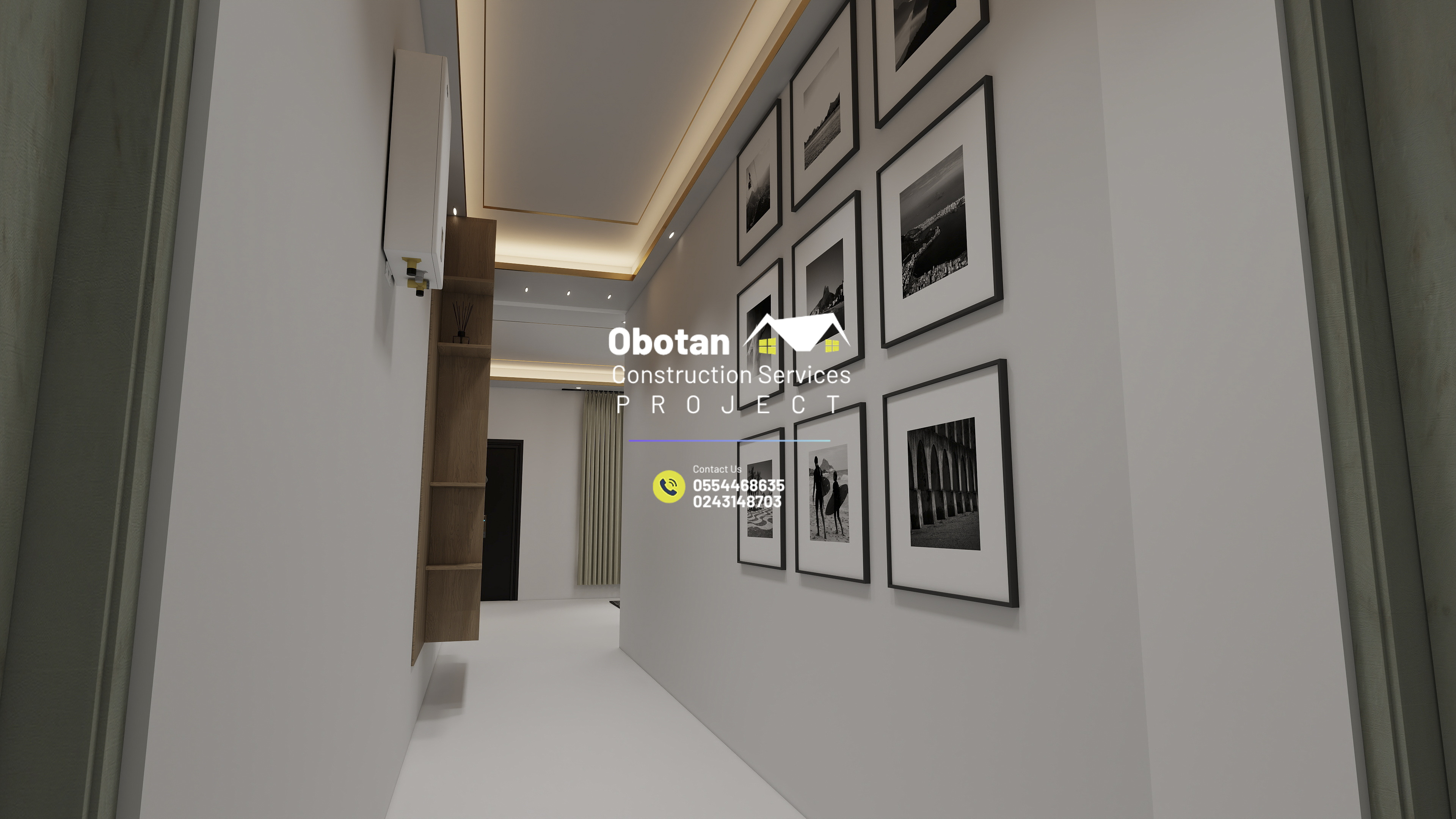 3D Modelling Of  Four (4) Bedroom Residential Building : Tafo