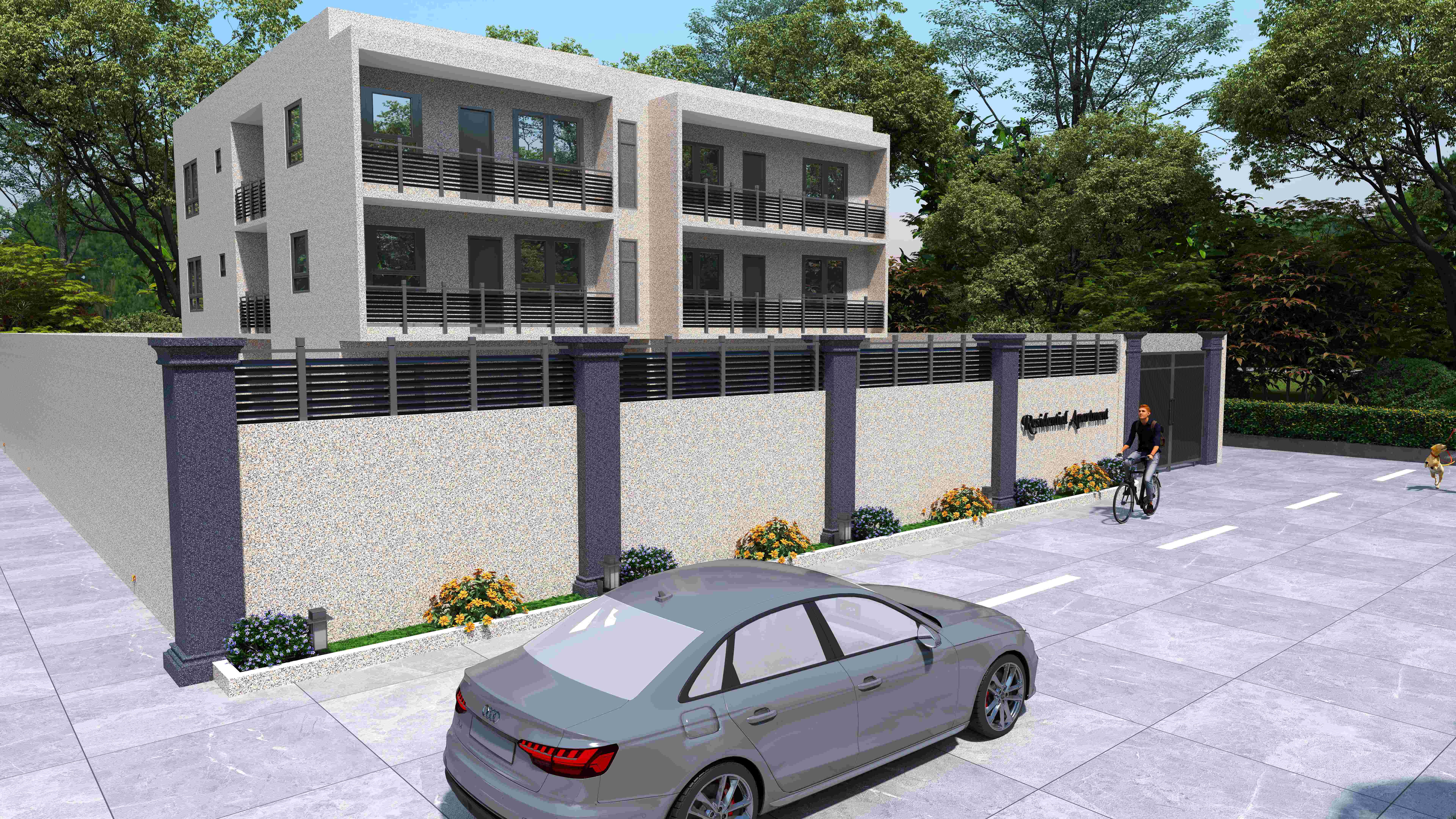 PROPOSED THREE {3} STOREY RESIDENTIAL APARTMENTS PLAN