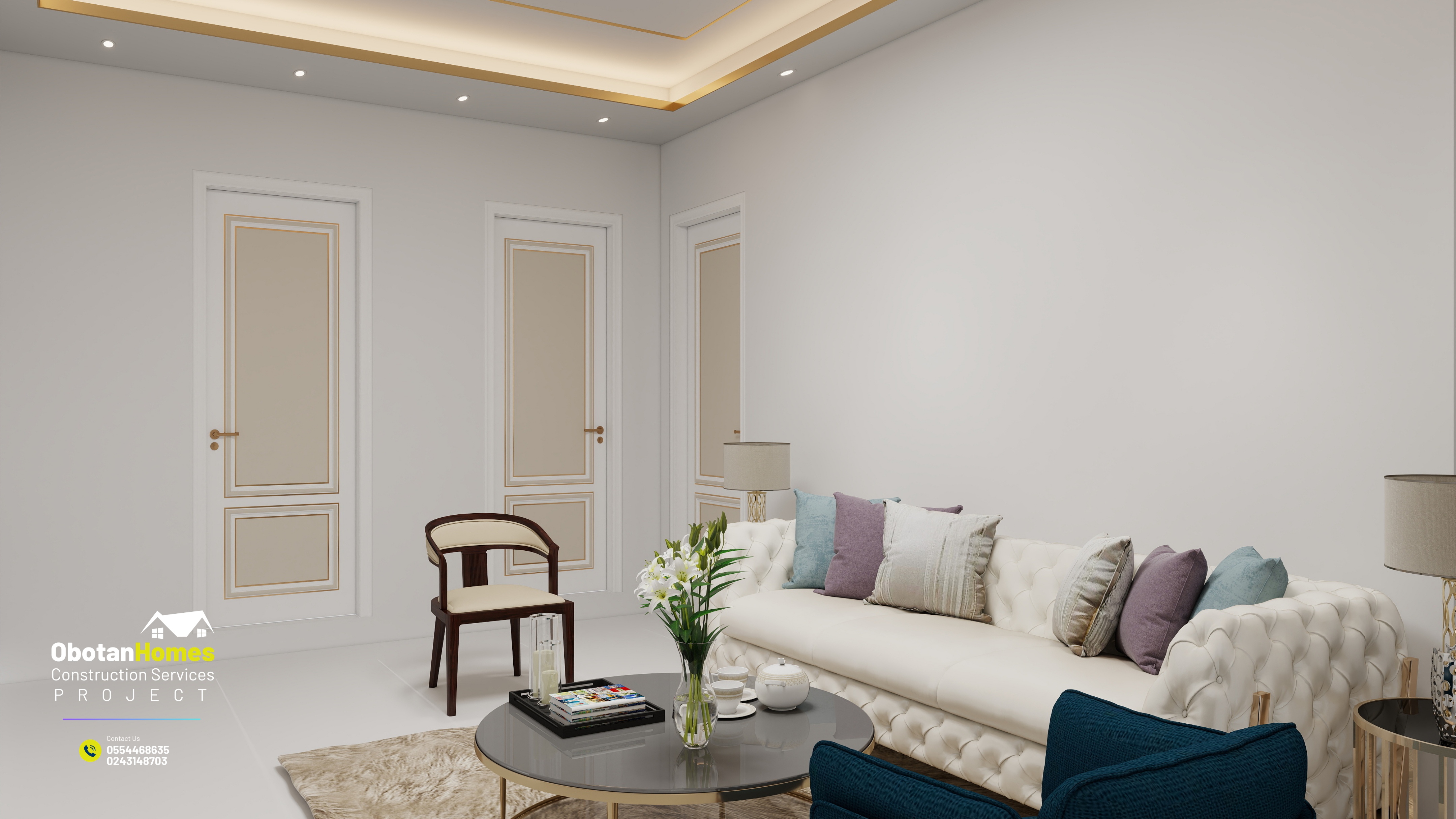 3D Rendering Of Six Bedroom Villa